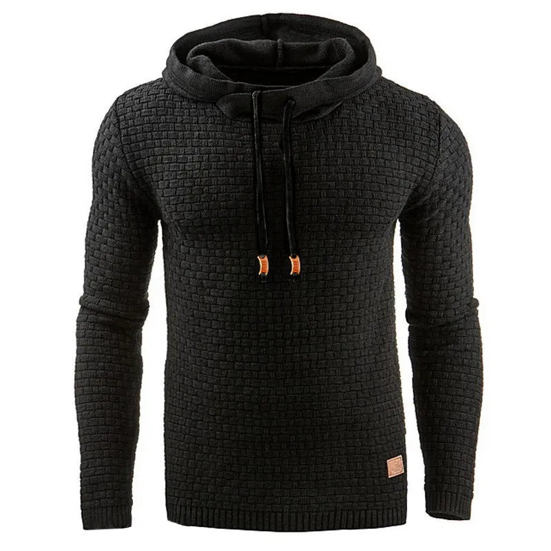 Men'S Hoodies Slim Hooded Sweatshirts Mens Pullover Male Casual Sportswear Streetwear Clothing