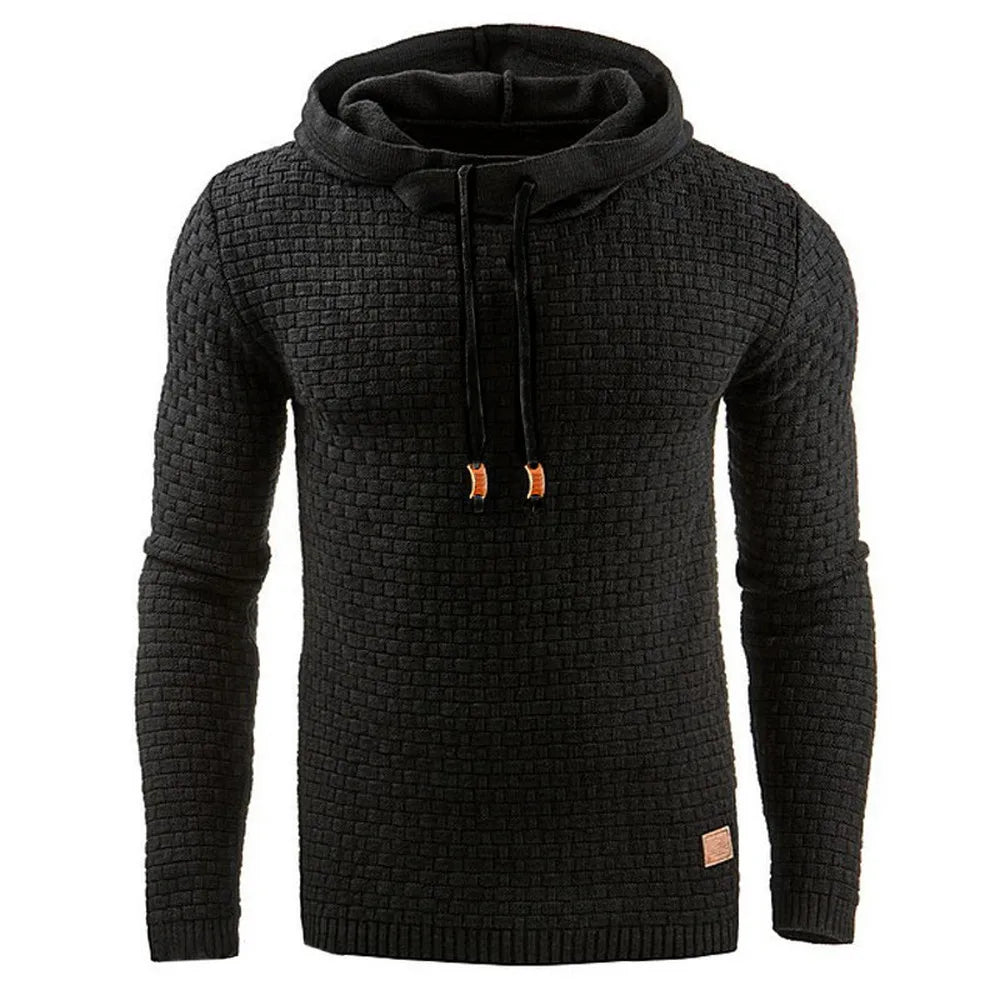 Men'S Hoodies Slim Hooded Sweatshirts Mens Pullover Male Casual Sportswear Streetwear Clothing