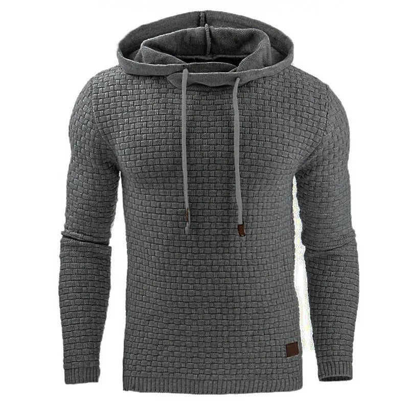 Men'S Hoodies Slim Hooded Sweatshirts Mens Pullover Male Casual Sportswear Streetwear Clothing