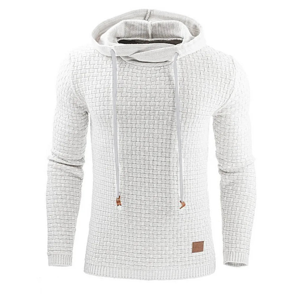 Men'S Hoodies Slim Hooded Sweatshirts Mens Pullover Male Casual Sportswear Streetwear Clothing