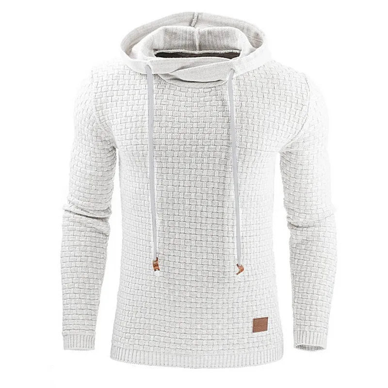 Men'S Hoodies Slim Hooded Sweatshirts Mens Pullover Male Casual Sportswear Streetwear Clothing