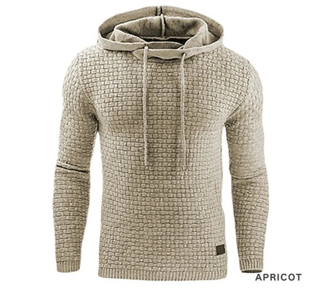 Men'S Hoodies Slim Hooded Sweatshirts Mens Pullover Male Casual Sportswear Streetwear Clothing