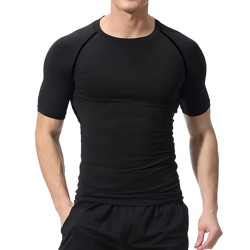 Spider Print Compression Shirt for Men Short Sleeve Rash Guard Gym Workout Undershirts Baselayers Athletic Quick Dry T-Shirt Tee