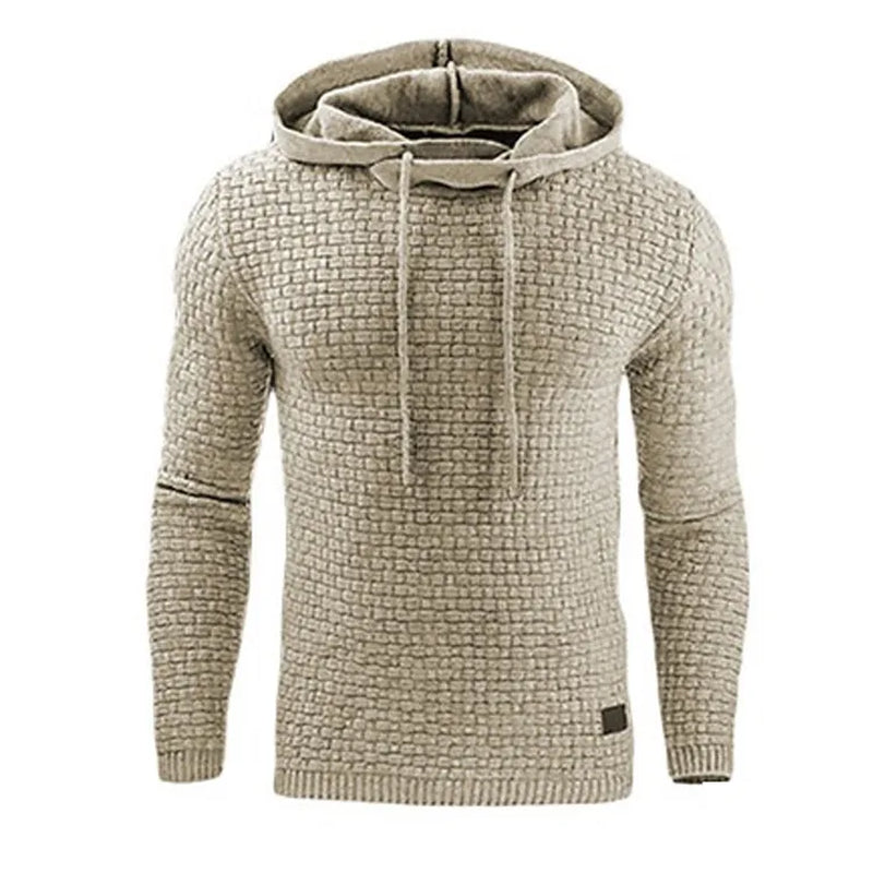 Men'S Hoodies Slim Hooded Sweatshirts Mens Pullover Male Casual Sportswear Streetwear Clothing